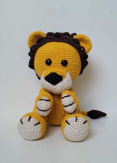 Kuschel Löwe, mini - Häkelanleitung
