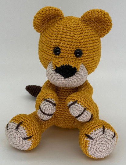 Kuschel Löwe, mini - Häkelanleitung