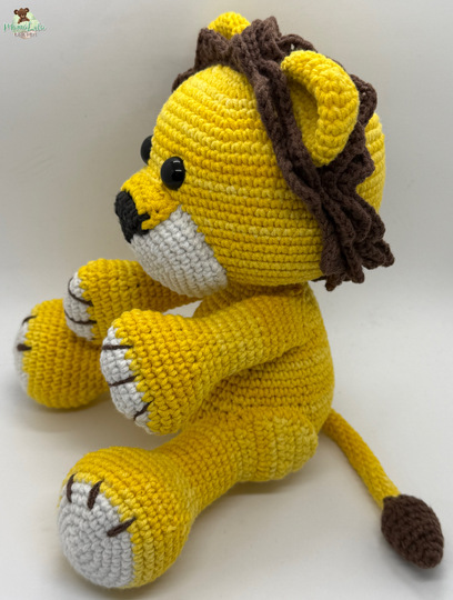 Kuschel Löwe, mini - Häkelanleitung