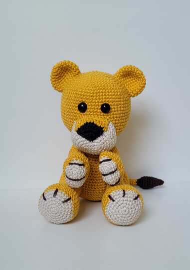 Kuschel Löwe, mini - Häkelanleitung