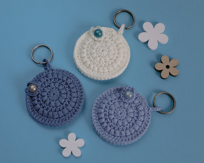Häkelanleitung Schlüsselanhänger - Mini-Täschchen