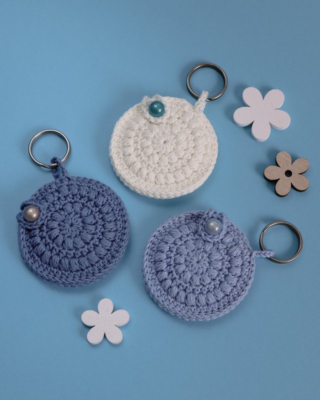 Häkelanleitung Schlüsselanhänger - Mini-Täschchen - Bild 5