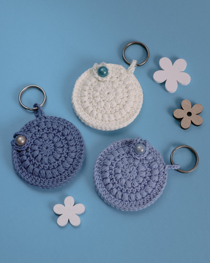 Häkelanleitung Schlüsselanhänger - Mini-Täschchen