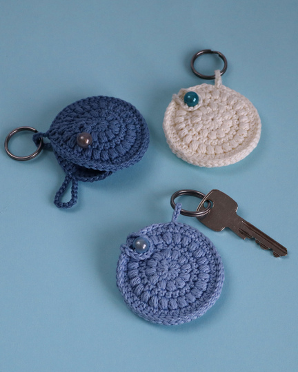 Häkelanleitung Schlüsselanhänger - Mini-Täschchen