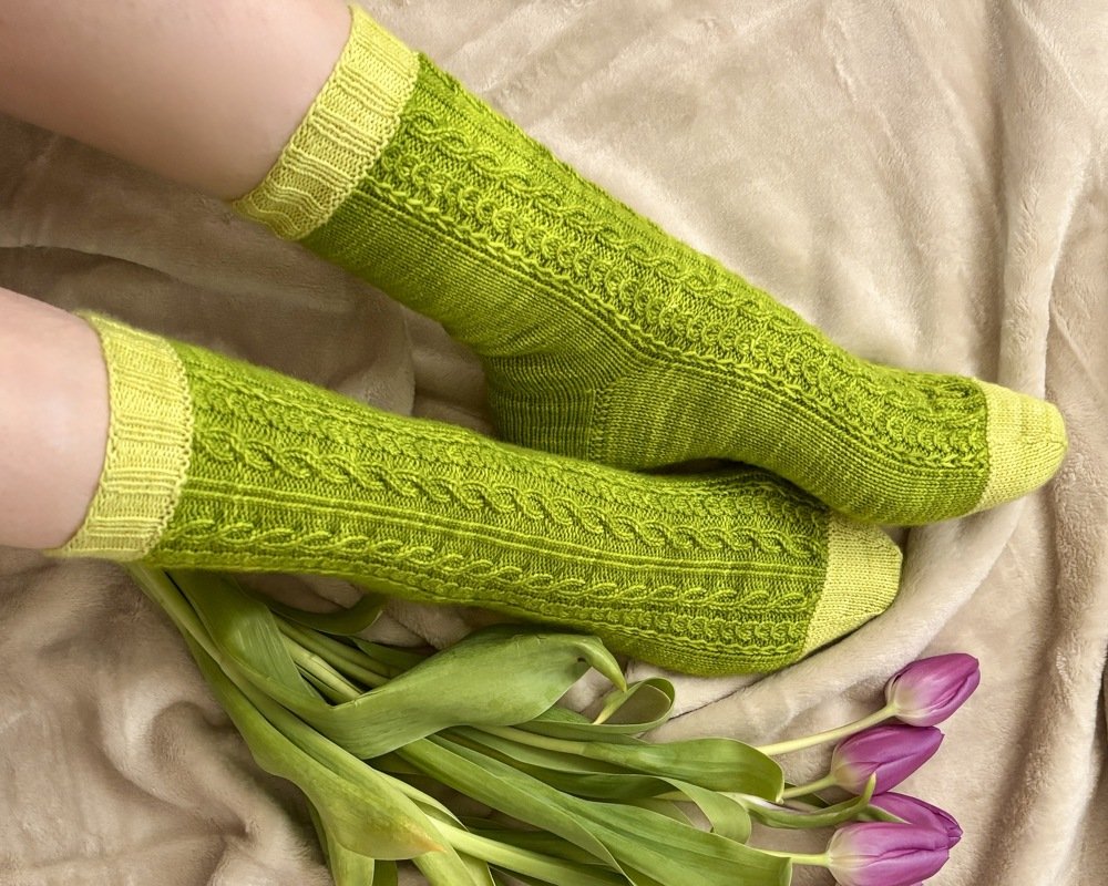 Verdina Socks, Strickanleitung für Mustersocken