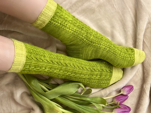 Verdina Socks, Strickanleitung für Mustersocken