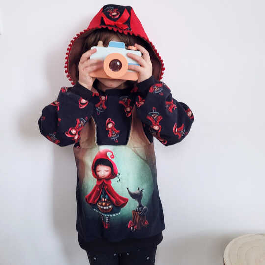 Schnittmuster Girly Sweater Robin (Gr. 80–176)