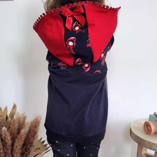 Schnittmuster Girly Sweater Robin (Gr. 80–176)