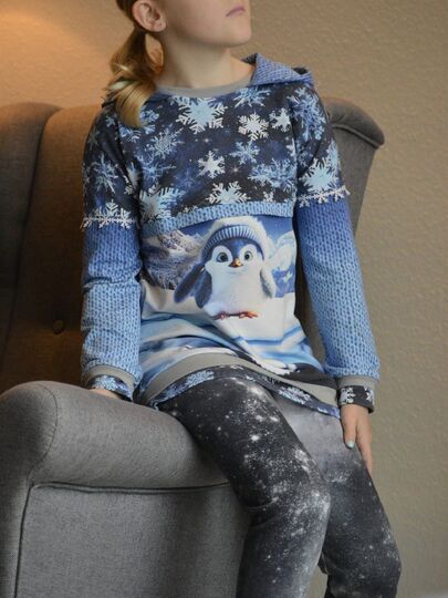 Schnittmuster Girly Sweater Robin (Gr. 80–176)