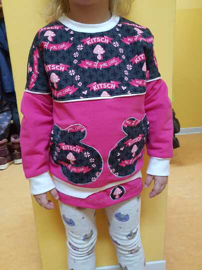 Schnittmuster Girly Sweater Robin (Gr. 80–176)