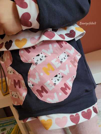 Schnittmuster Girly Sweater Robin (Gr. 80–176)