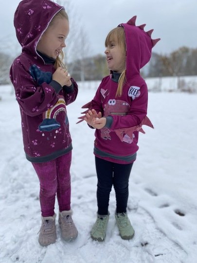 Schnittmuster Girly Sweater Robin (Gr. 80–176)