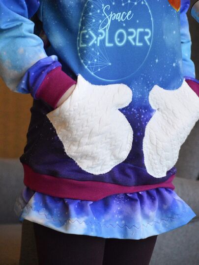 Schnittmuster Girly Sweater Robin (Gr. 80–176)