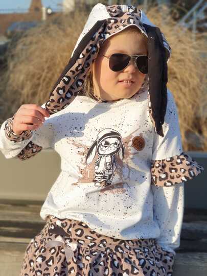 Schnittmuster Girly Sweater Robin (Gr. 80–176)