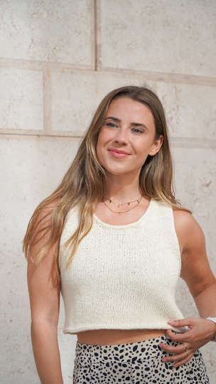 Tanktop stricken mit Videoanleitung