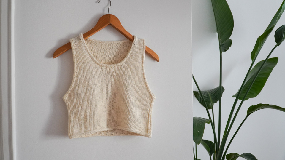 Tanktop stricken mit Videoanleitung