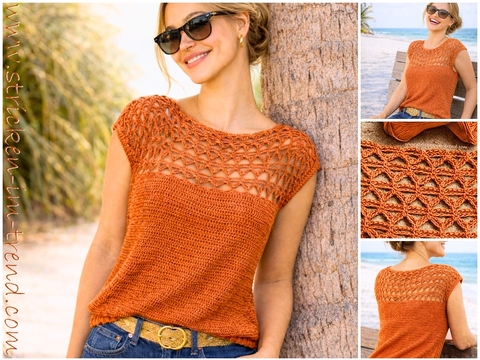 Crochet Summer Top Pattern | Airy Ladies' Top | Crochet Top MonteNegro #3