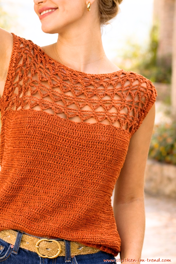 Crochet Summer Top Pattern | Airy Ladies' Top | Crochet Top MonteNegro #3