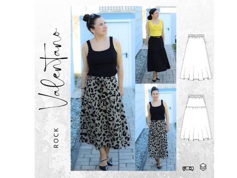 Schnittmuster Ebook Rock  VALENTANO Gr. 34-54