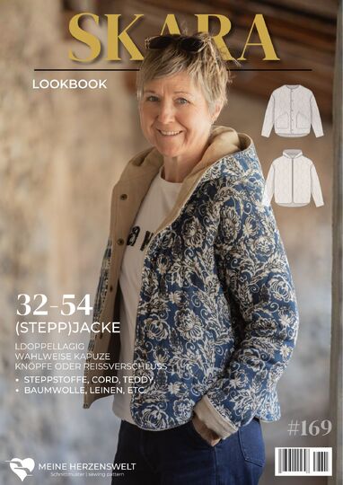 Steppjacke Damen– Schnittmuster – Skara - eBook - E169