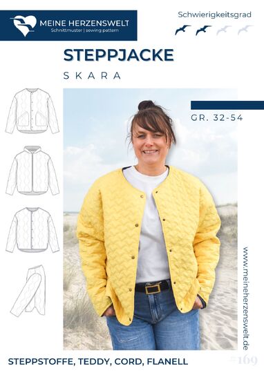 Steppjacke Damen– Schnittmuster – Skara - eBook - E169