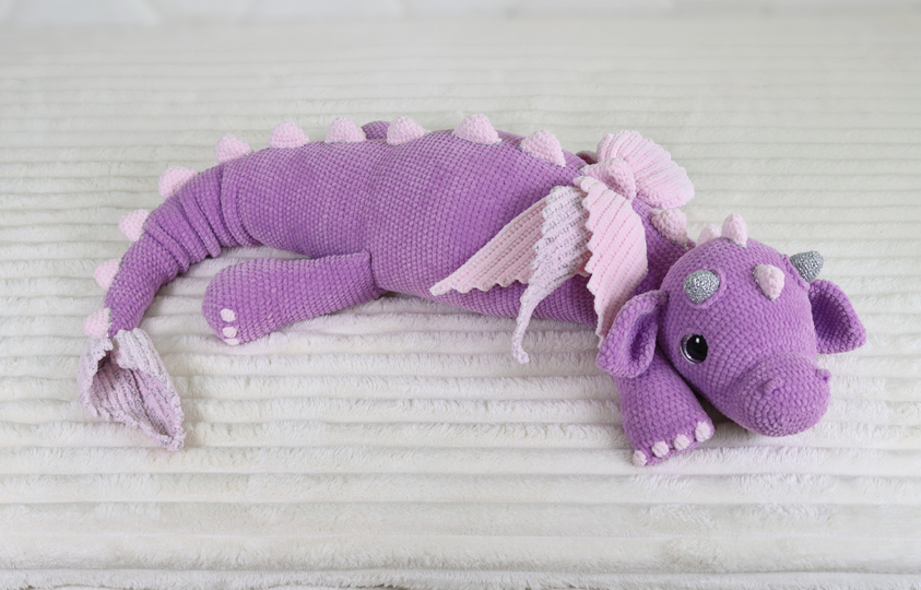 Crochet pattern: Snuggle dragon