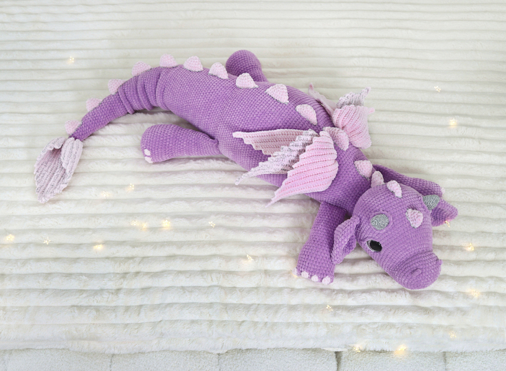 Crochet pattern: Snuggle dragon