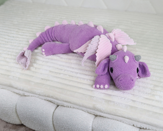 Crochet pattern: Snuggle dragon