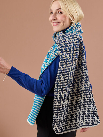 STOLA GISELA … MIT ZACKENMUSTER GEHÄKELT