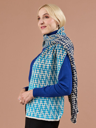 STOLA GISELA … MIT ZACKENMUSTER GEHÄKELT