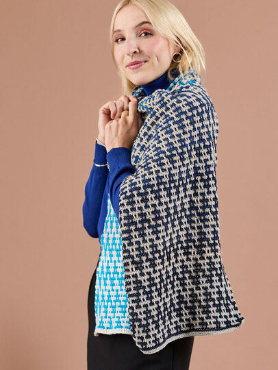 STOLA GISELA … MIT ZACKENMUSTER GEHÄKELT