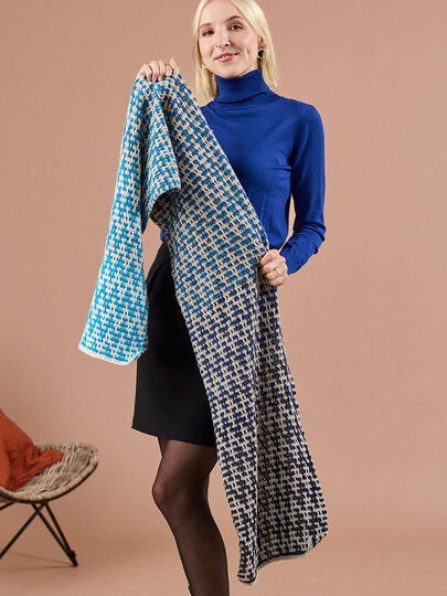 STOLA GISELA … MIT ZACKENMUSTER GEHÄKELT