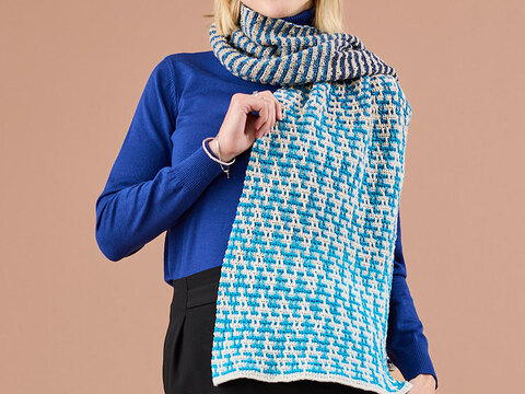 STOLA GISELA … MIT ZACKENMUSTER GEHÄKELT