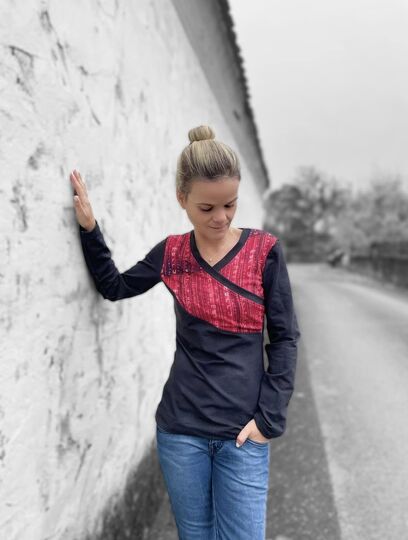 Schnittmuster Shirt Fran für Damen (Gr. 32–46)