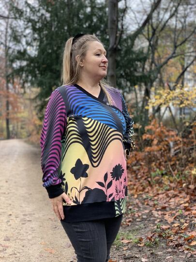 Schnittmuster Shirt Fran für Damen (Gr. 32–46)