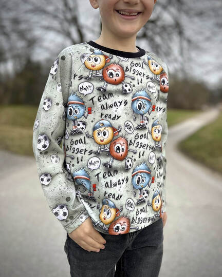 Raglanpulli RUNA KIDS | Nähanleitung und Schnittmuster | 110-164 | 3 Weiten