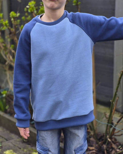 Raglanpulli RUNA KIDS | Nähanleitung und Schnittmuster | 110-164 | 3 Weiten