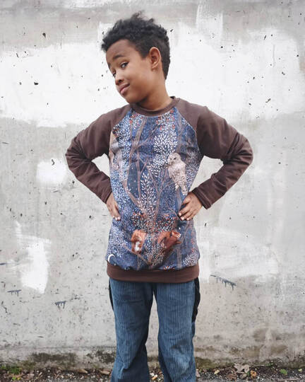 Raglanpulli RUNA KIDS | Nähanleitung und Schnittmuster | 110-164 | 3 Weiten