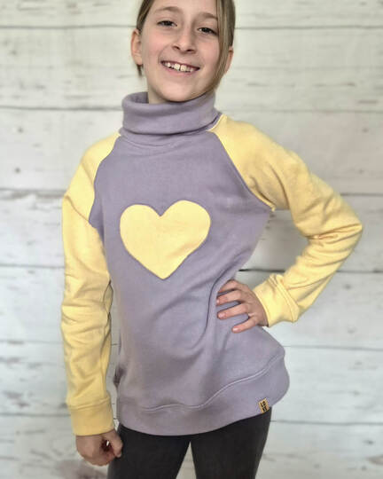 Raglanpulli RUNA KIDS | Nähanleitung und Schnittmuster | 110-164 | 3 Weiten