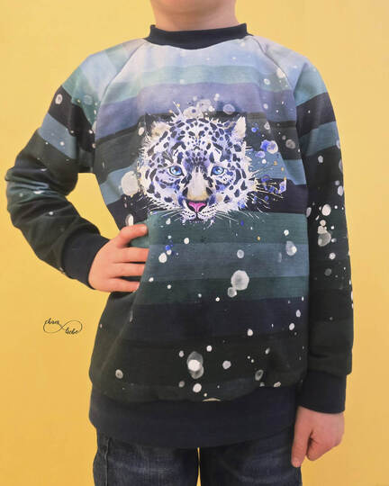 Raglanpulli RUNA KIDS | Nähanleitung und Schnittmuster | 110-164 | 3 Weiten