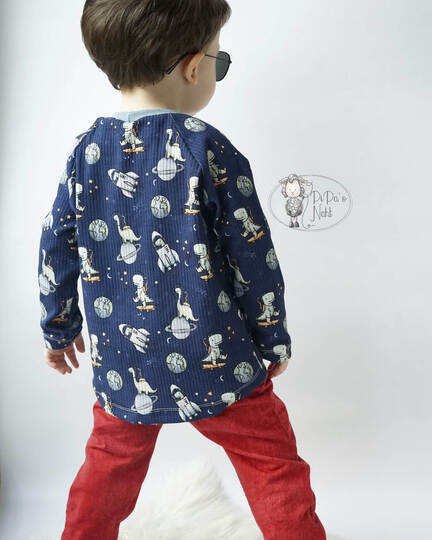 Raglanpulli RUNA MINI | Nähanleitung und Schnittmuster | 50-104 | 3 Weiten