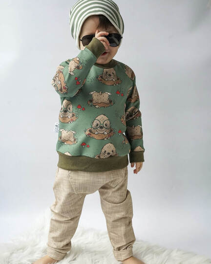 Raglanpulli RUNA MINI | Nähanleitung und Schnittmuster | 50-104 | 3 Weiten