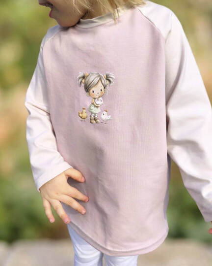 Raglanpulli RUNA MINI | Nähanleitung und Schnittmuster | 50-104 | 3 Weiten