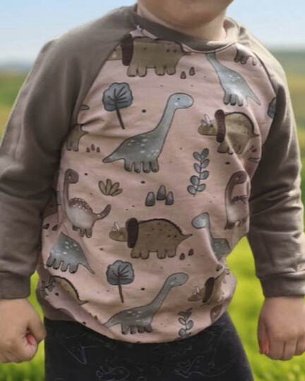 Raglanpulli RUNA MINI | Nähanleitung und Schnittmuster | 50-104 | 3 Weiten