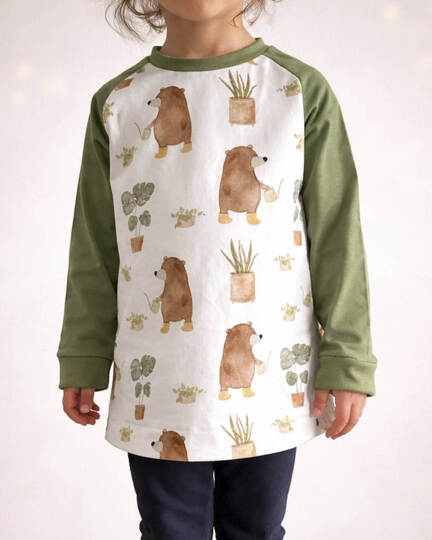 Raglanpulli RUNA MINI | Nähanleitung und Schnittmuster | 50-104 | 3 Weiten