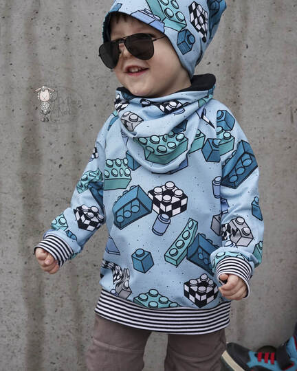 Raglanpulli RUNA MINI | Nähanleitung und Schnittmuster | 50-104 | 3 Weiten