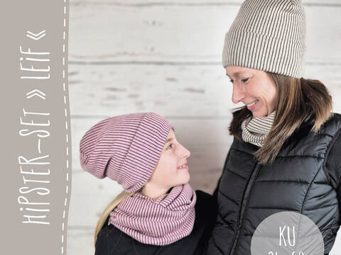 Hipster BEANIE & LOOP | KU 34-60 | Nähanleitung und Schnittmuster