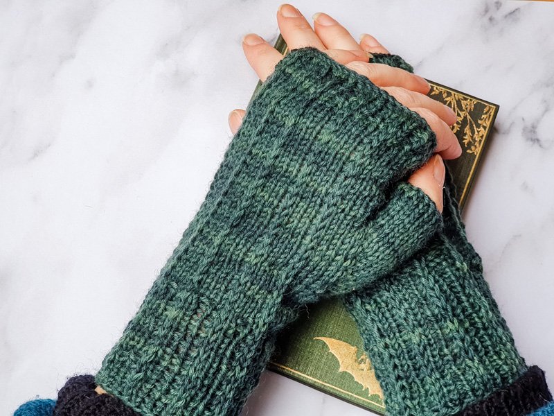 ONELINER Armstulpen Strickanleitung - Bild 2