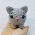 7cm Tiny Kitten Crochet Pattern , Stress Reliever & Bag