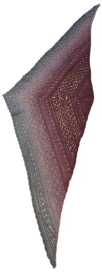 Häkelanleitung für das flache Dreieckstuch Saya No 1